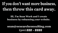 Is Your Business Card Working For You?