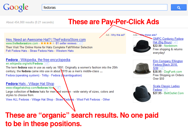 pay per-click advertising example